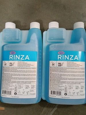 2pack Urnex Rinza Acid Formulation Milk Frother Cleaner 33.8oz/1 Liter 