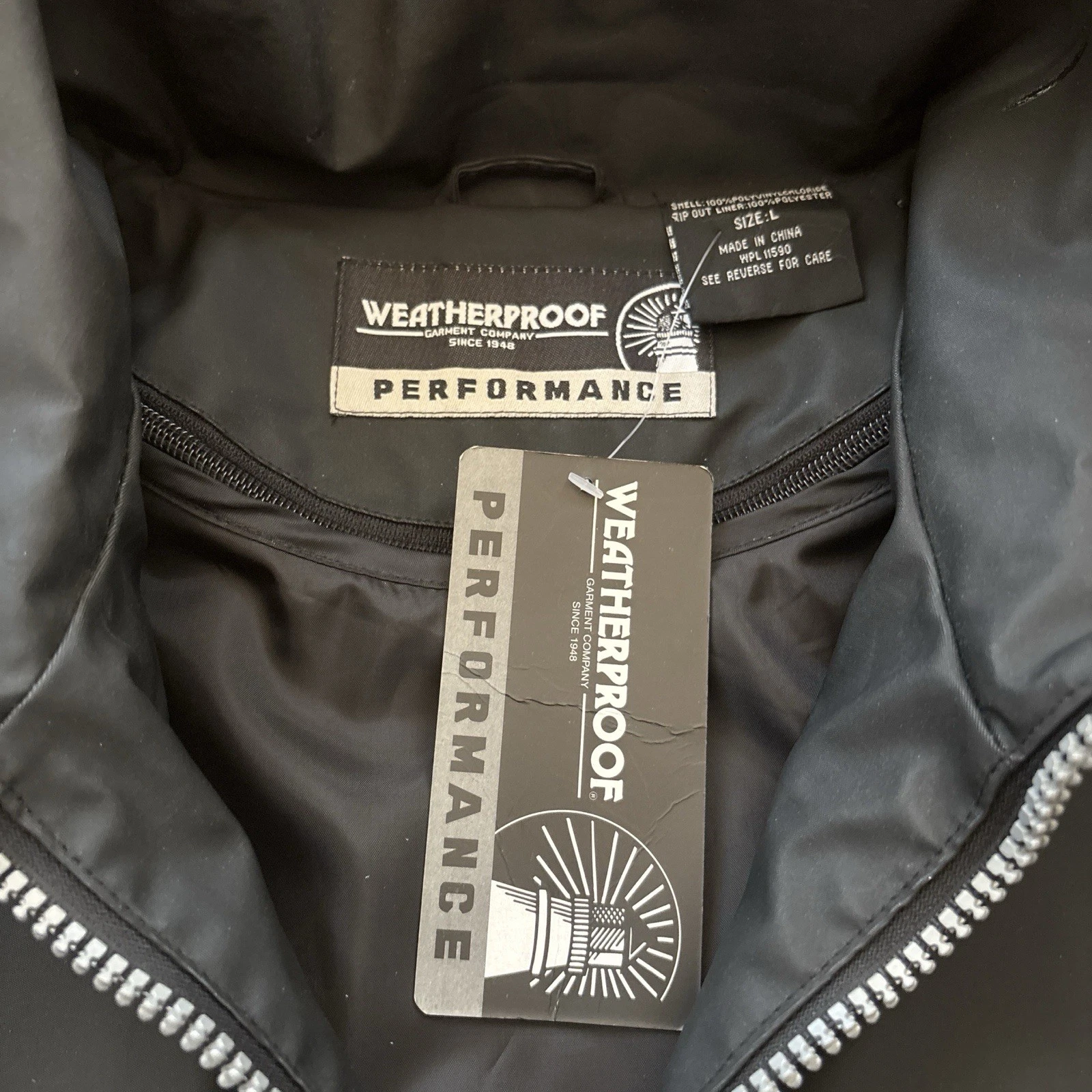 NWT Men’s L Vintage Mercedes-Benz Weatherproof Roadside Assistance Nylon Jacket image 3