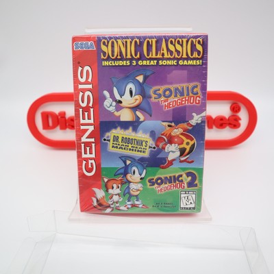 Sega Genesis SONIC CLASSICS w/ SONIC THE HEDGEHOG 1 + 2 MORE NEW Factory Sealed!