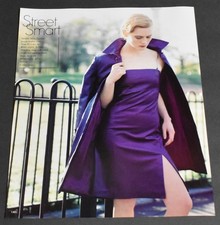 1999 Print Ad Sexy Fashion Long Legs Lady Blonde Versace Dress Thighs Feminine T