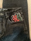 Ninth Hall Ambush Embroidered Black Wash Denim Loose Fit Men's Jeans Size 30 Y2K — photo 4