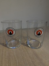 Brand New CAMDEN TOWN BREWERY JACK PINT GLASS X 2 STUBBY GLASS  HOME BAR M25 new