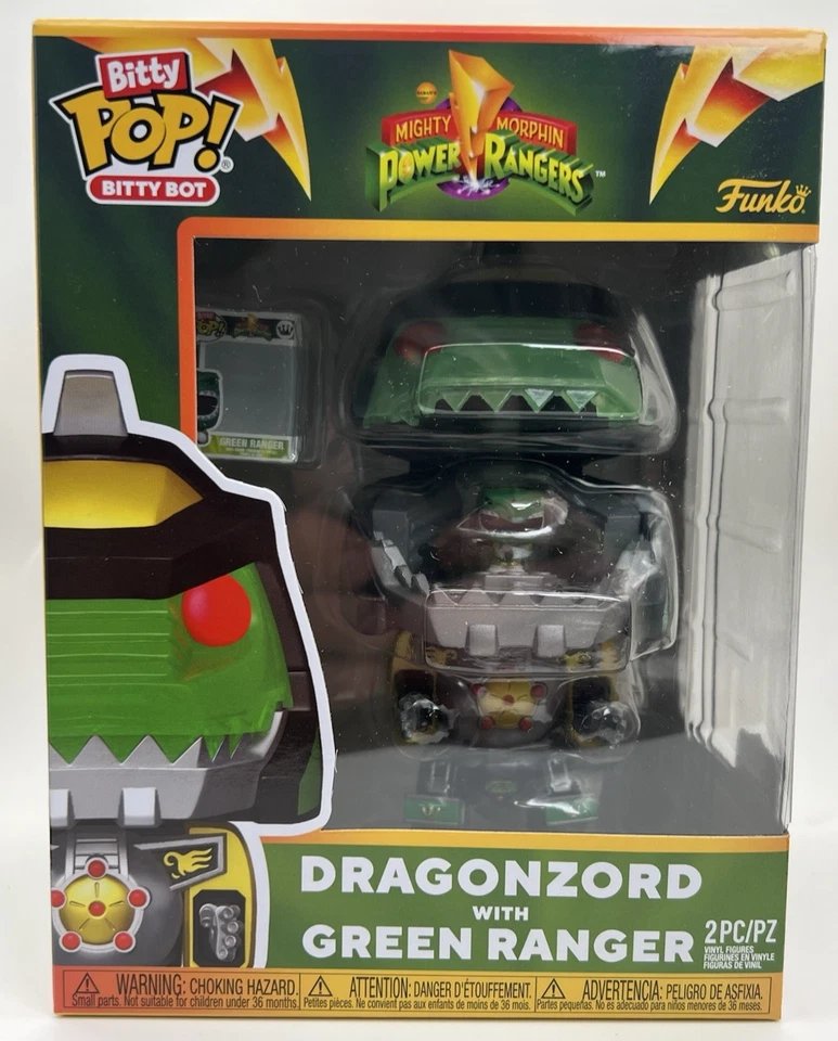 Funko Pop! Dragonzord with Green Ranger Power Rangers Bitty Bot Pop