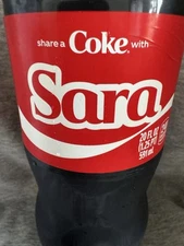 Share a Coke with   Sara  2025 Personalized Gift Coca~Cola Bottle 20oz Comb Ship