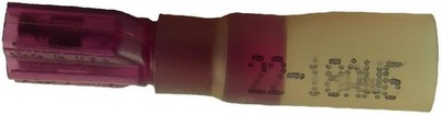 40207 Heat Shrink 22-18 Gauge .250'' Fully Insulated F Push-On Connector 100EA