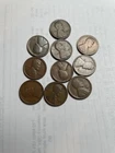 10 1922 D Lincoln Wheat Cent Penny Pennies In Good condition