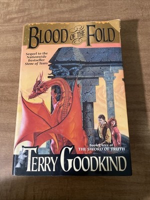 Blood of the Fold : Book Three of the Sword of Truth by Terry Goodkind (1996,...