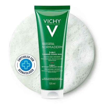 Vichy Normaderm Tri-Activ Gel Reingung + Peeling + Maske · 125 ml · PZN 11137251