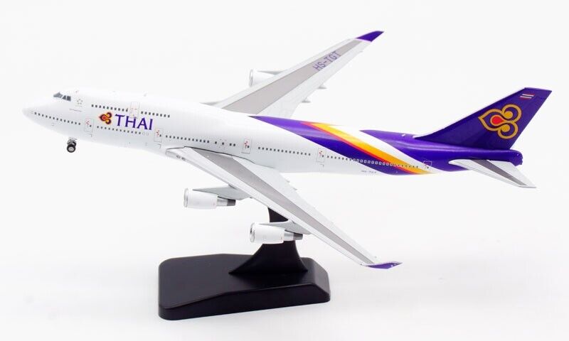 お歳暮 人気 オシャレ Wings JC 1:400 Thai Models Diecast B747-400 Boeing Airways 民間航空機