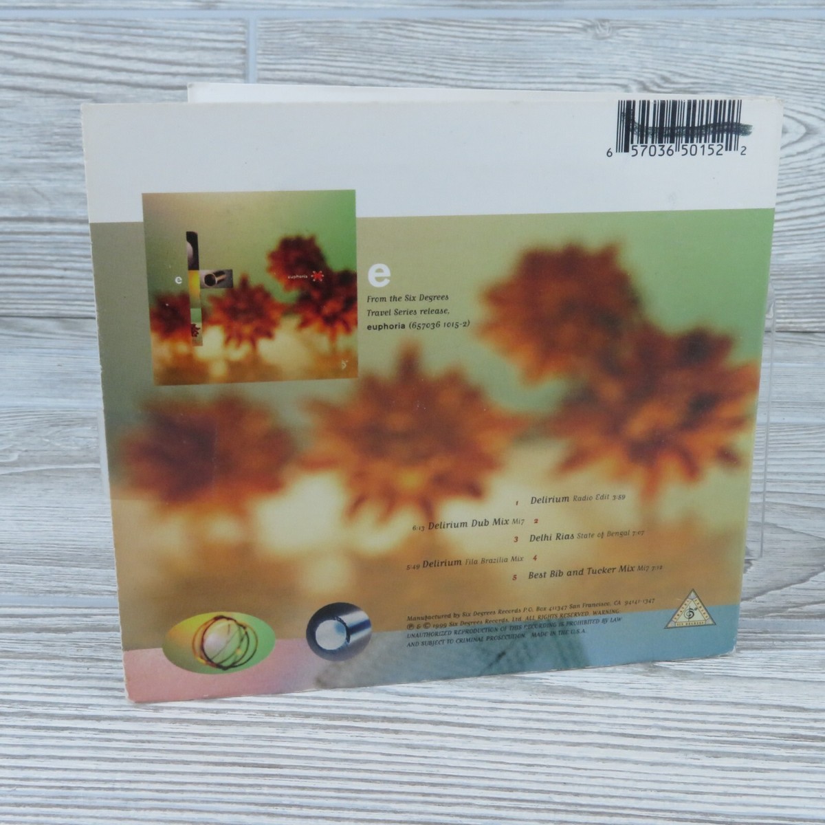 Delirium (Remixes) by Euphoria (Compact Disc, 1999) DISC is