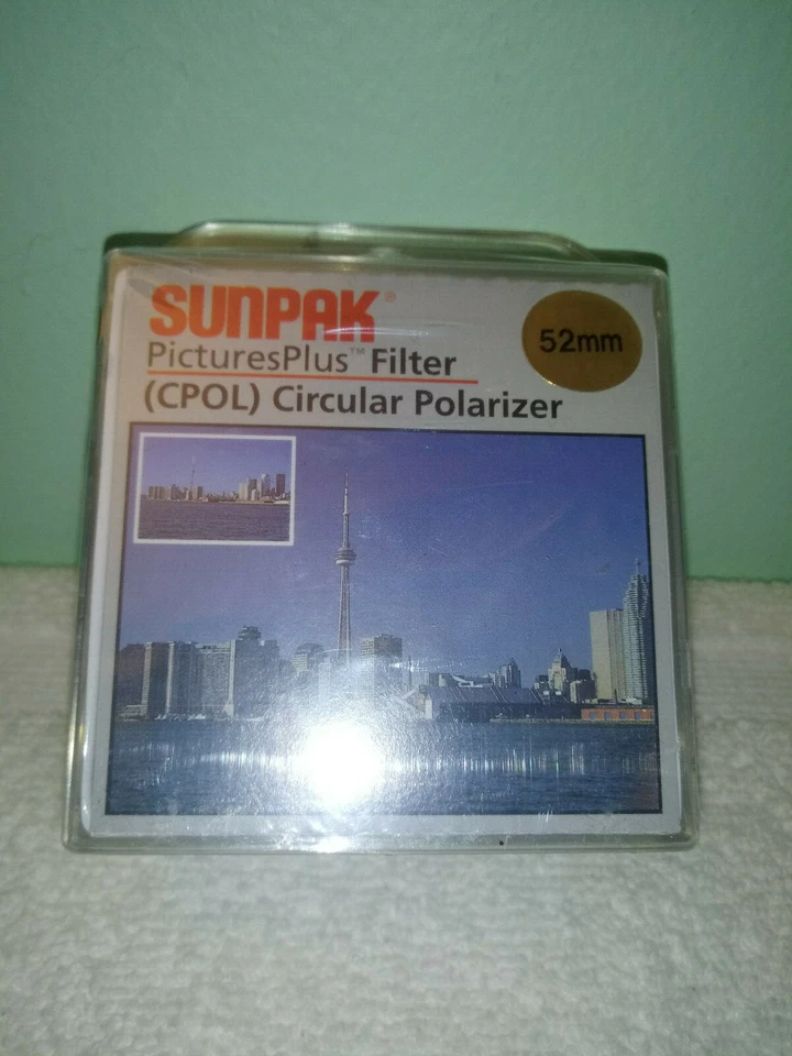 52MM TWIN PAK (SUNPAK BRAND) FILTER NEW! CIRCULAR POLARIZER & UV HAZE - Image 2 of 4