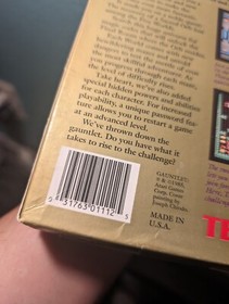 Gauntlet Nintendo NES Tengen CIB - Manuel - Cart - Box