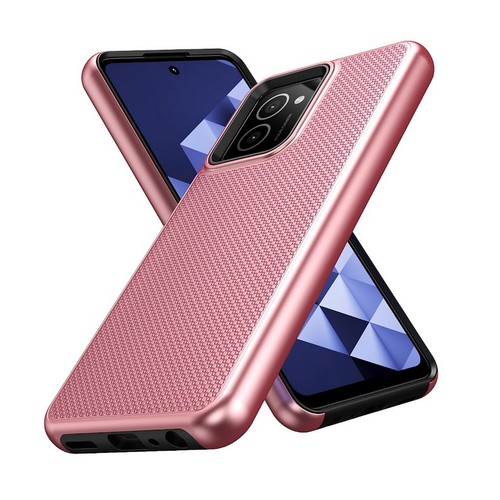 For HMD Vibe N159V Case Dual Layered Drop Protector Textured Cover - Picture 13 of 19