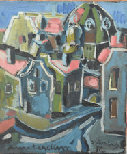 « Amsterdam », 1956 | Peinture de Georg STERNBACHER