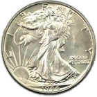 1944-P Philadelphia Brilliant Uncirculated BU+ Walking Liberty Half Dollar 50C