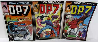 DP 7 Lot of 3 #3, 5, 7 Marvel Comics (1987) FN/VF 1st Print Comic Books