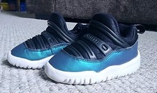 Nike Jordan 11 Retro Little Flex Black Iridescent Boys Toddler Size 5C