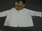 Antique Beautiful Brassiére White Pique Novelty, Swags, Embroidered Hand, Baby