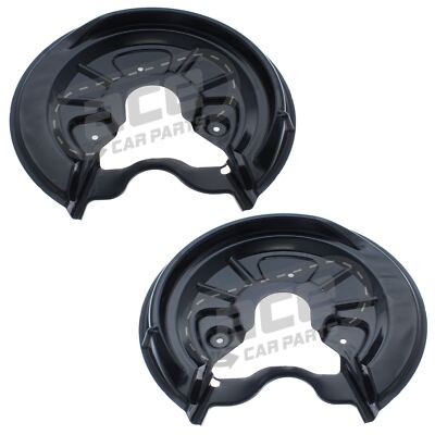 Audi A3 8P Hatchback 2003-2013 Rear Brake Disc Dust Shields Covers Plates 1 Pair