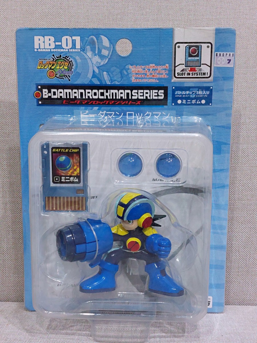 【太郎ぴーまん】　エクスパンサ&テマカ B-DAMAN ROCKMAN EXE SERIES RB-01 Mega Man Figure CAPCOM TAKARA