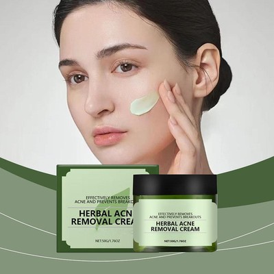 Herbal Day Cream For Acne Skin Care Face Moisturizer Nice Oil Control P1W4