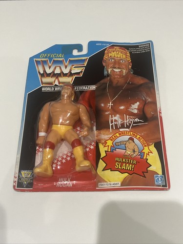 Hasbro WWF Hulk Hogan Series 5 Action Figure Carde...