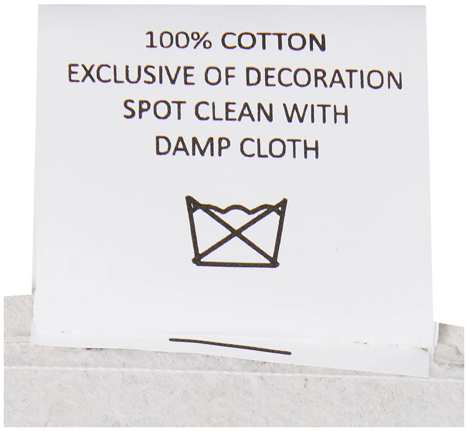 Percha de puerta esqueleto de lona impresa con etiqueta dimensional y lazo de cuerda Foto 3 de 4