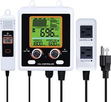 Danoplus Dual Outlets CO2 Controller for Grow Room Two Smart Plugs
