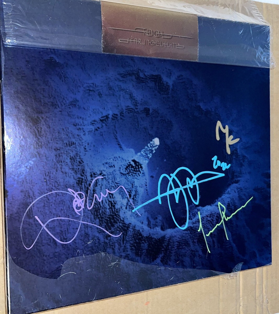 TOOL SIGNED BOX SET FEAR INOCULUM AUTOGRAPHED ULTRA DELUXE 5 LP