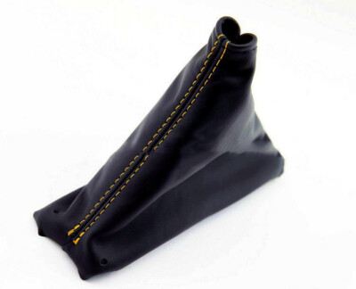 Fits 84-89 Corvette C4 Vinyl Leather Automatic Shift Boot Cover Yellow ...