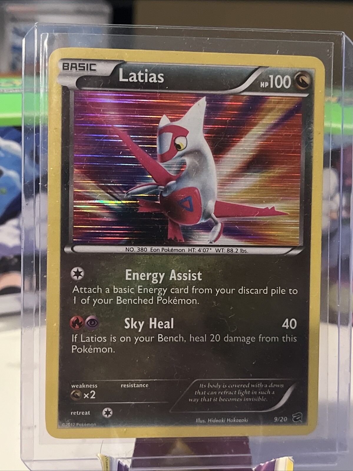 Pokemon TCG Latias 9/20 Dragon Vault Holo LP