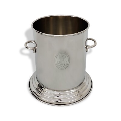 Louis Roederer gravierter Wein Champagner Eiskübel, Barware, Geschirr 9 Zoll H