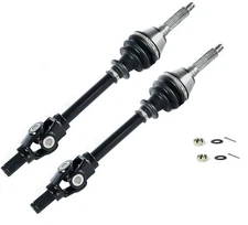 2 New Front ATV Axles Fit Polaris Sportsman 400 500 600 700 ATP 330 500