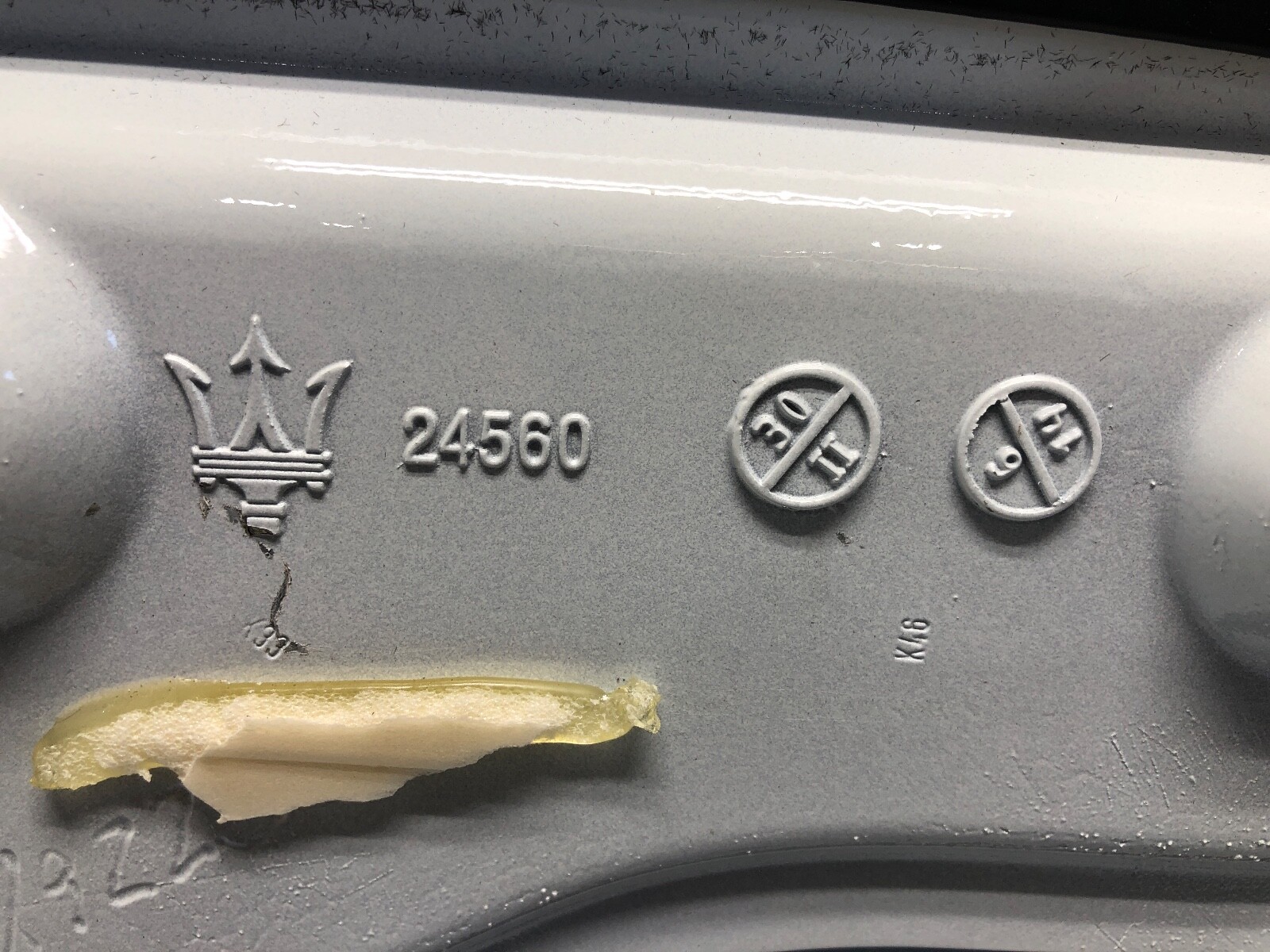 2014-2020 MASERATI QUATTROPORTE LEFT DRIVER REAR DOOR SHELL OEM.