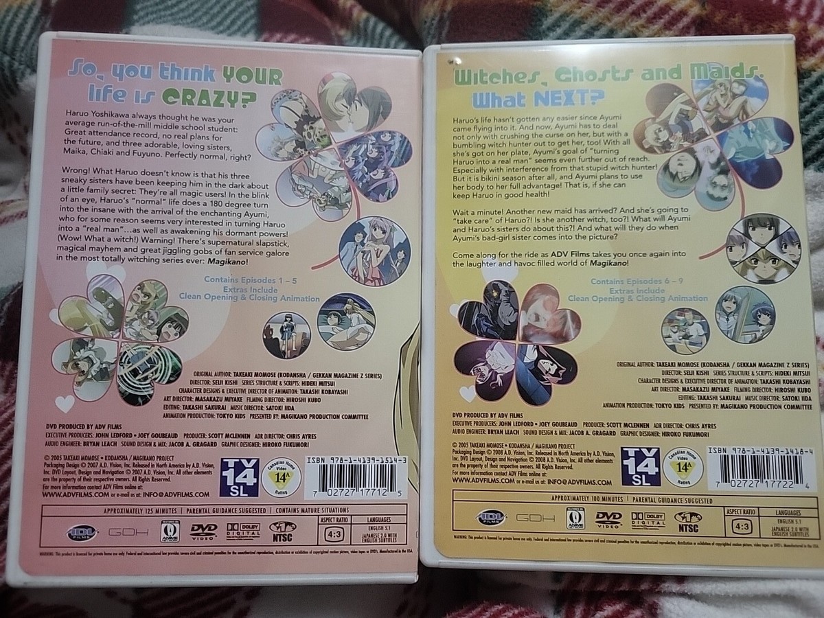 Magikano Volumes 1&2 DVDs | eBay