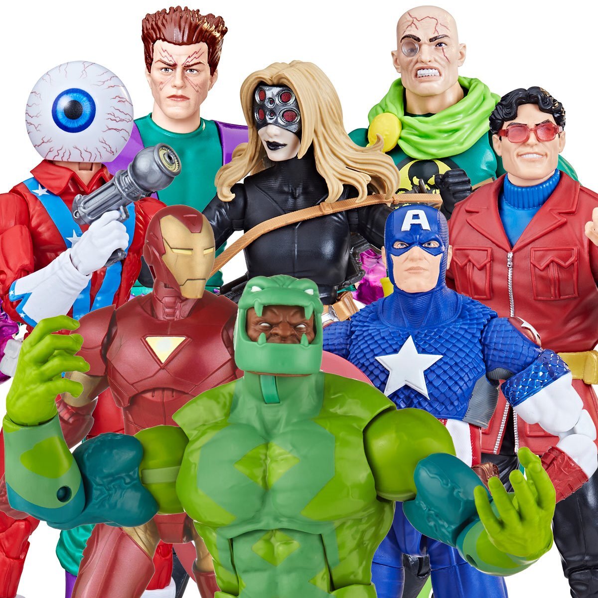 Marvel Legends Avengers 2023 BAF Puff Adder (Set of 7) | eBay