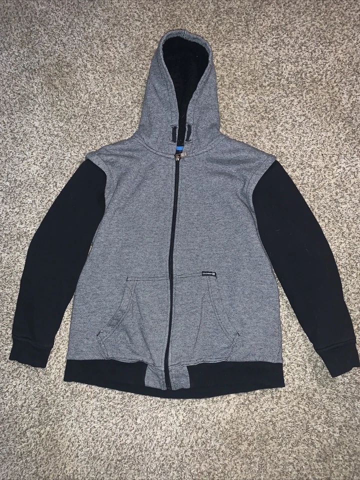 Ocean Current Niños Chaqueta Gris y Negro Talla Grande Foto 4 de 4