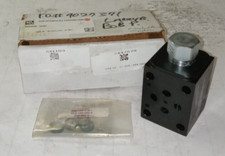 NEW SUN HYDRAULICS CXDAXAN CARTRIDGE CHECK VALVE W/ GDQ/S MANIFOLD CXDAXAN-GDQ/S
