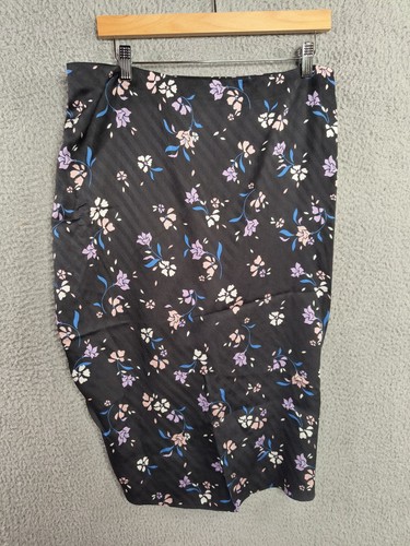 Veronica Beard Womens 14 Hazel Skirt Silk Floral Printed Ruffle Drape NEW - Picture 2 of 9