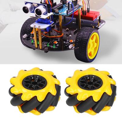 Mecanum Wheel Smart Robot Car DIY Teile 60mm OmniDirectional 2 Paar