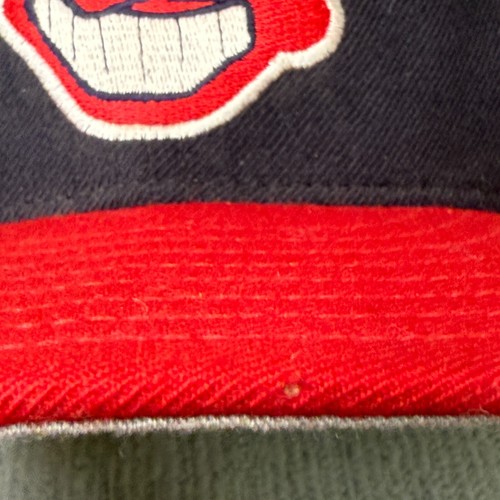 Vintage Cleveland Indians New Era Hat Diamond Collection 59/50 Wool Size 7 1/8 - Picture 9 of 9