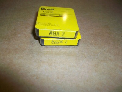 7pc BUSSMANN FUSE  AGX-2  250V   NEW