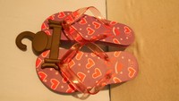 Girls Sandals Flip Flops Purple Red Pink Hearts Beach Pool Size 12 Children Size Girls Sandals Flip Flops Purple Red Pink Hearts Beach Pool Size 12 Children Size