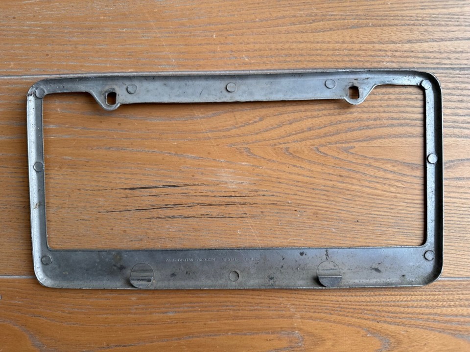 HTF BLADE Chevrolet Dealership Booster License Plate Frame Mt. Vernon