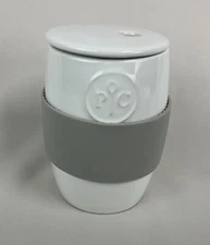 Pampered Chef Ceramic Microwave Egg Cooker with Lid