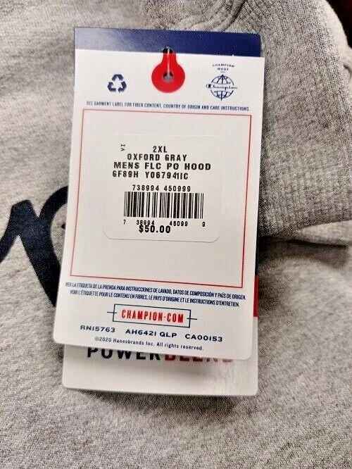 Champion mens flc po hood discount