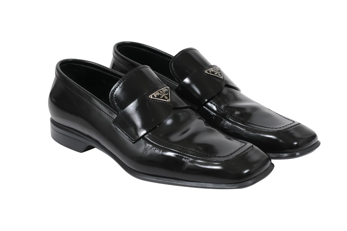 Prada mens hotsell penny loafers