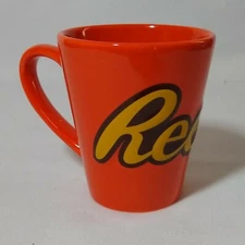 Reese's Orange Embossed 3D Text Coffee Mug / Cup