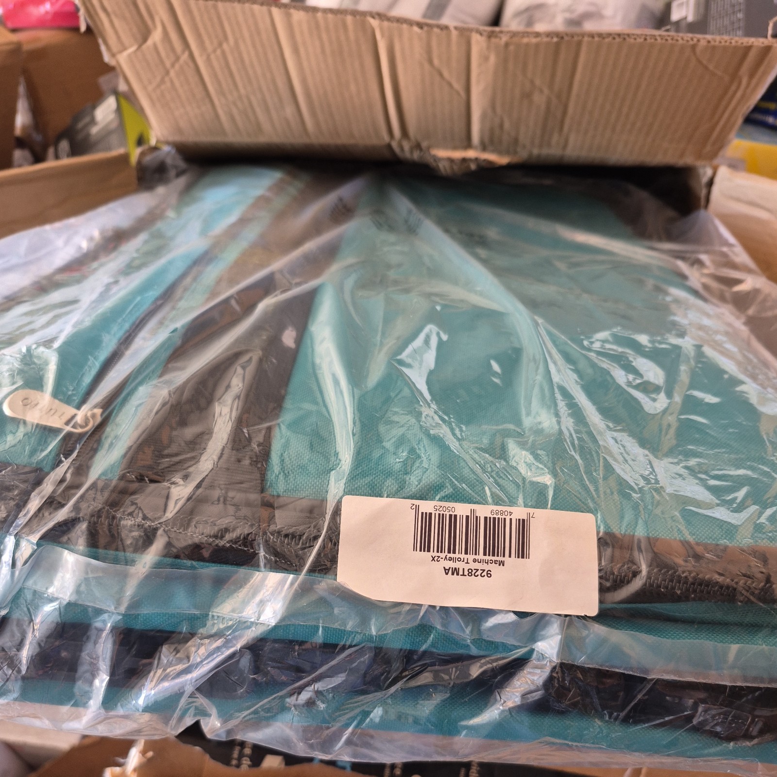 Tutto 9228TMA 2XL TURQUOIS Sewing Machine Case - Blue