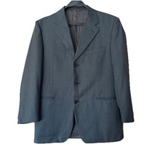 CANALI Italy Men  s EU 48 US 38 Slim Wool Grayish Brown Blazer Jacket Sport Coat